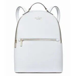 kate spade Large Perry Leather Backpack in Pale Sapphirine